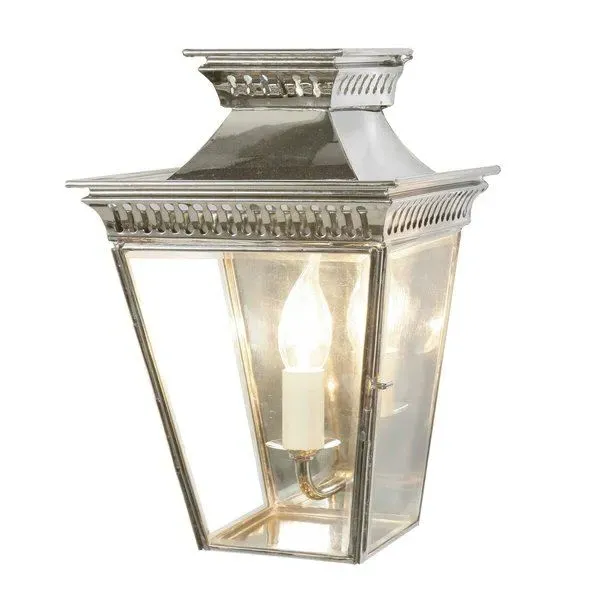 Pagoda Small Flush Passage Lamp - Polished Nickel