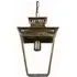 Pagoda Small Pendant Light - Distressed Brass