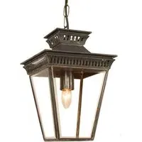 Pagoda Small Pendant Light - Old Antique Brass