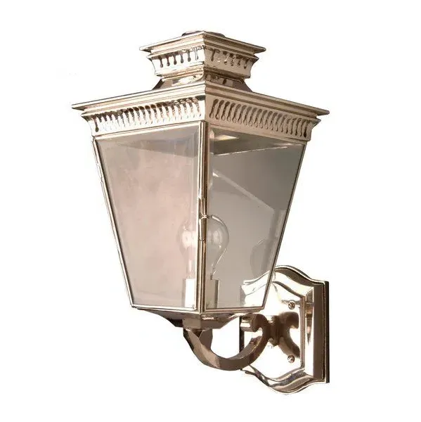 Pagoda Wall Lantern - Polished Nickel