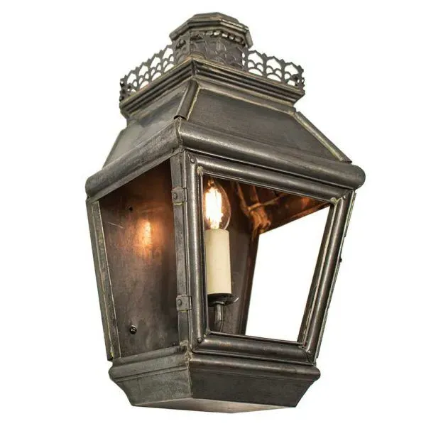 Passage Wall Lamp with Fretwork - Distressed
