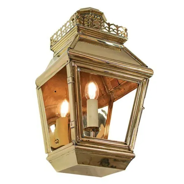 Passage Wall Lamp with Fretwork - Distressed
