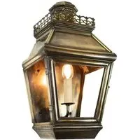 Passage Wall Lamp with Fretwork - Distressed