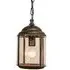 Pendant Light with Bevelled Glass - Antique Brass