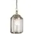 Pendant Light with Bevelled Glass - Polished Nickel