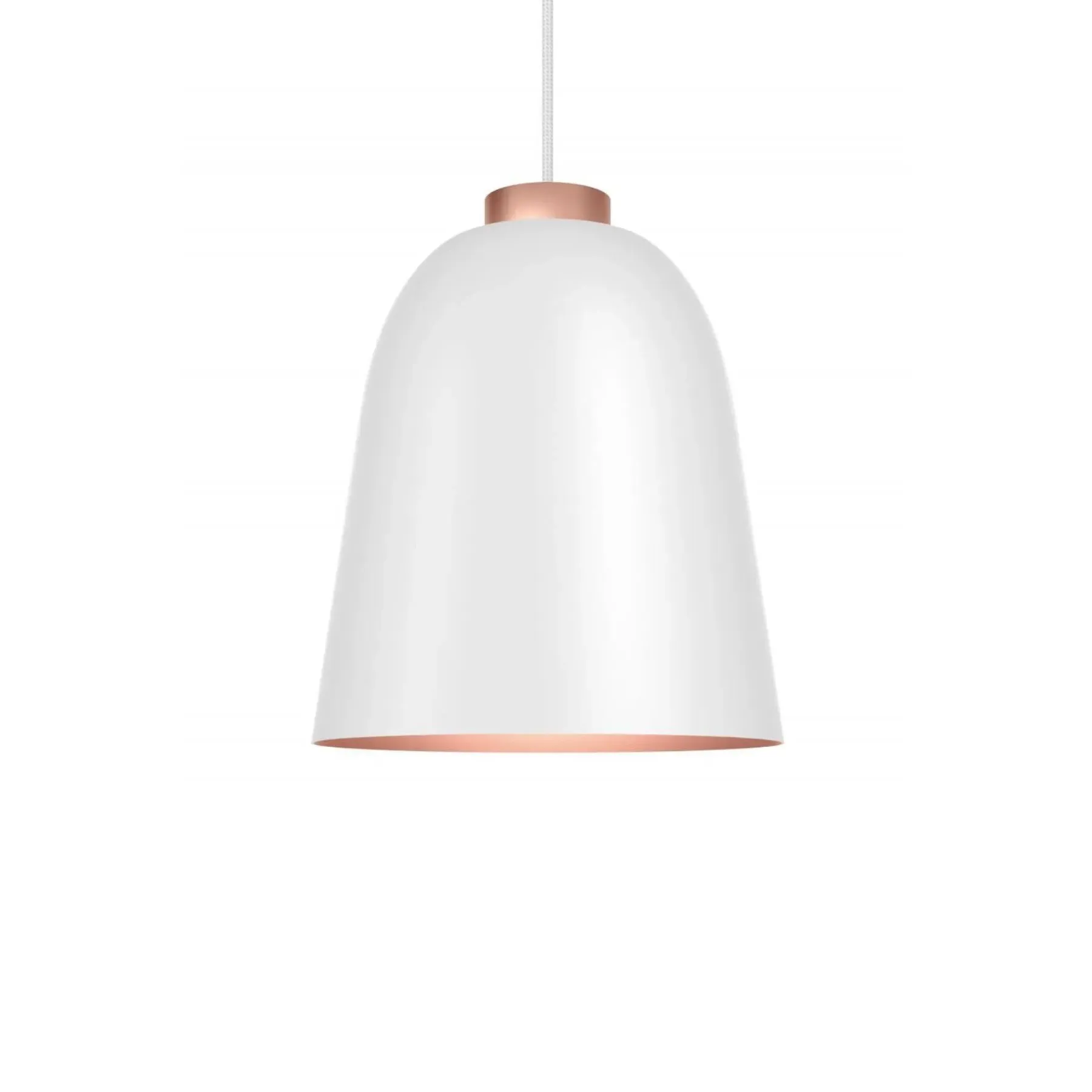 Shapes Summera Medium Pendant Light - White, Rose Gold image