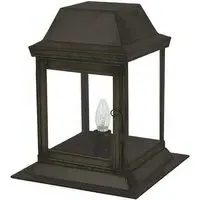 Small Gate Lantern IP44 - Antique, Brass
