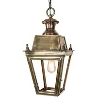 Small Hanging Lantern Victorian - Distressed, Solid