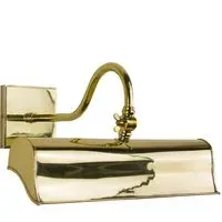 Small Trough Picture Light - Polished Brass