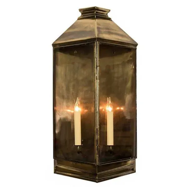 Small Wall Lantern - Polished Nickel