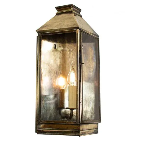 Small Wall Lantern - Polished Nickel