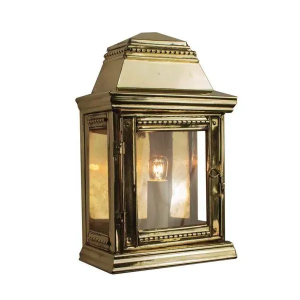 Stable Wall Lamp - Brass, Natural