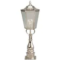 Tall Pillar Lamp - Polished Nickel