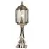 Tall Pillar Lamp with Glass - Polished, Nickel