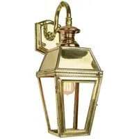 Top Mount Wall Light - Natural Brass