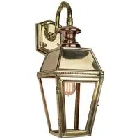 Top Mount Wall Light - Polished Brass