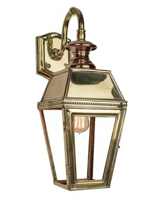 Top Mount Wall Light - Polished Brass
