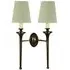 Twin Wall Light - Antique Brass