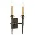 Twin Wall Light - Antique Brass