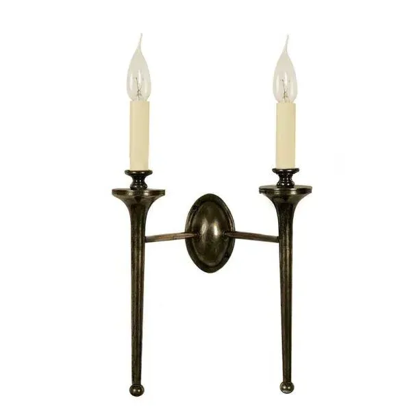 Twin Wall Light - Antique Brass image