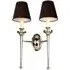 Twin Wall Light - Black, Nickel