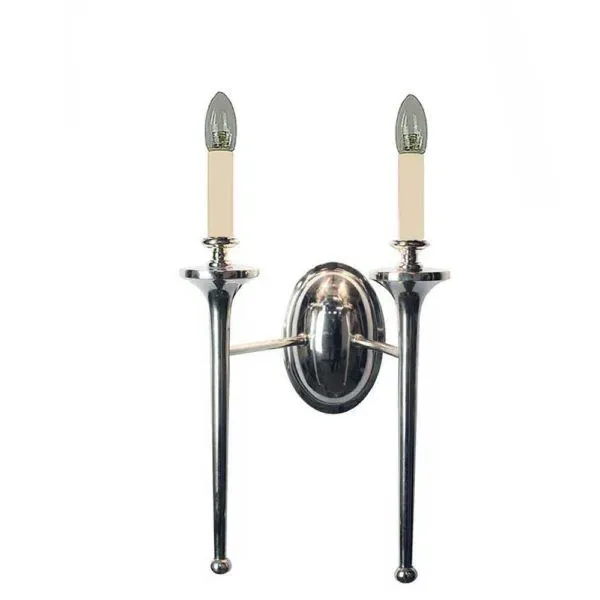 Twin Wall Light - Black, Nickel