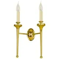 Twin Wall Light - Polished Brass