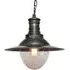 Victoria Pendant Light - Antique Brass, Clear Glass