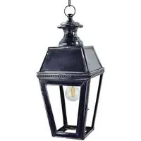 Victorian Pendant Light with Hinged Door - Antique