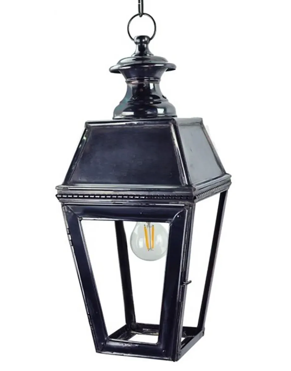 Victorian Pendant Light with Hinged Door - Antique image