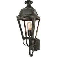 Victorian Wall Lantern - Antique Brass