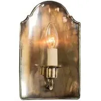 Wall Light Sconce - Distressed Brass