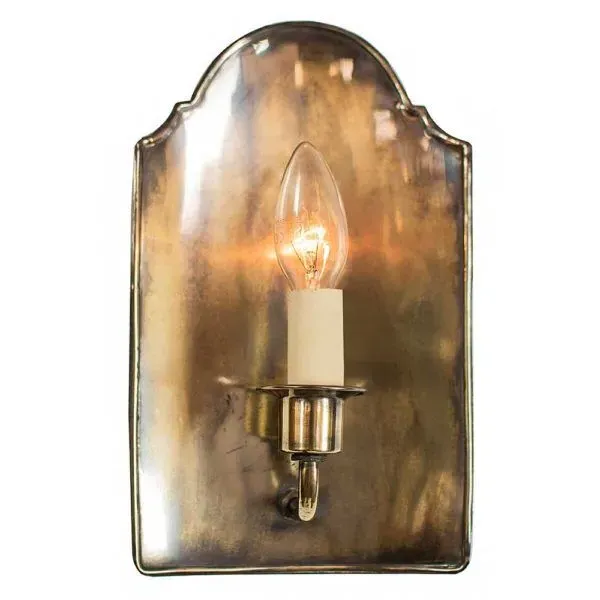 Wall Light Sconce - Distressed Brass