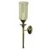 Wall Light with Storm Glass - Natural Brass