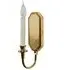 Wall Sconce with IP22 Rating - Natural Brass