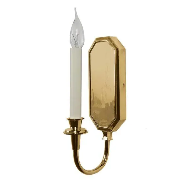 Wall Sconce with IP44 Rating - Polished Brass