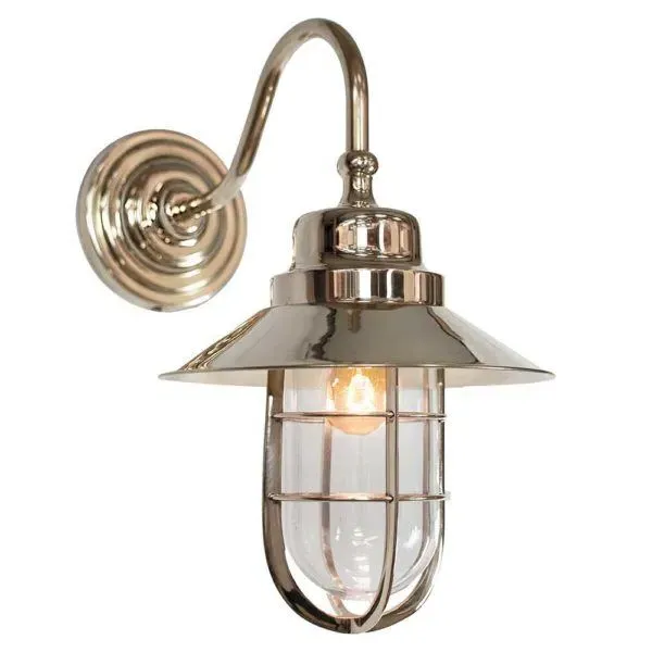 Wheelhouse Wall Light - Polished Nickel