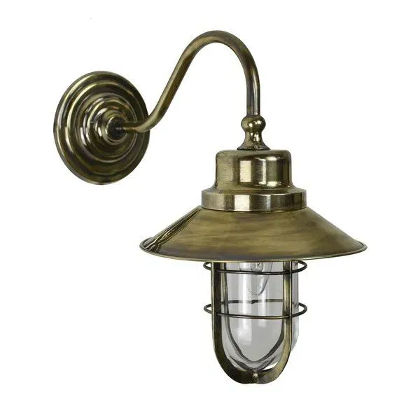 Wheelhouse Wall Light - Unlacquered Natural Brass