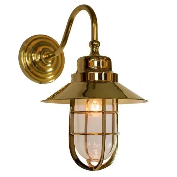 Wheelhouse Wall Light - Unlacquered Natural Brass
