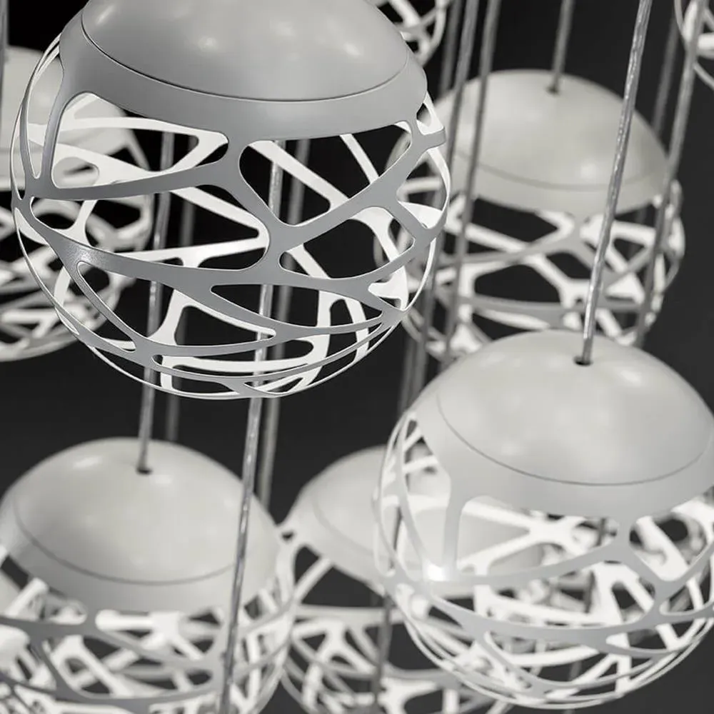 3-Light Cluster Pendant Light - Black