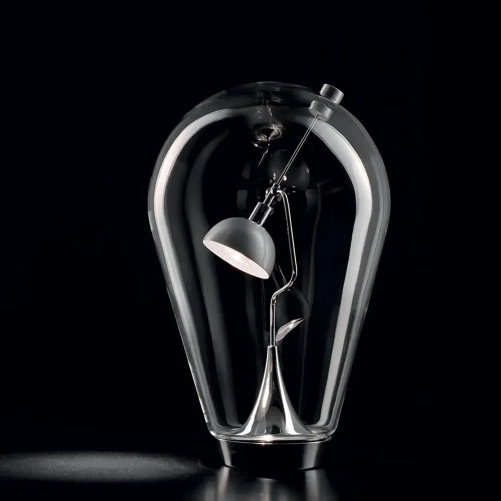 Blow Table Lamp with Magnetic Control - Glass