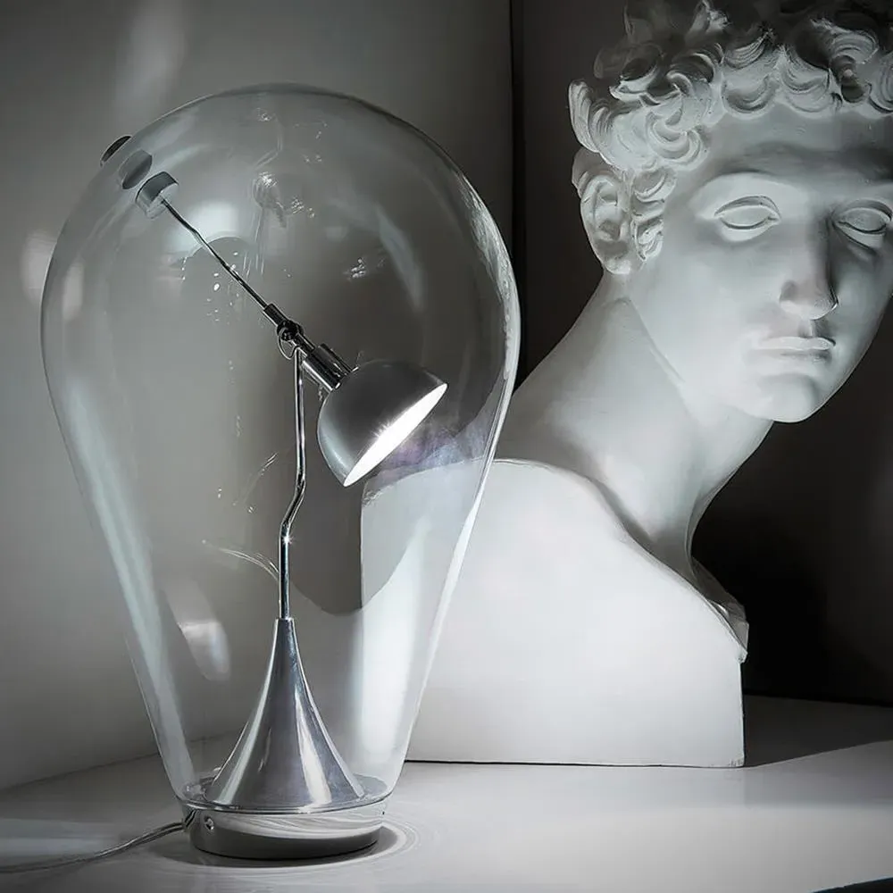 Blow Table Lamp with Magnetic Control - Glass