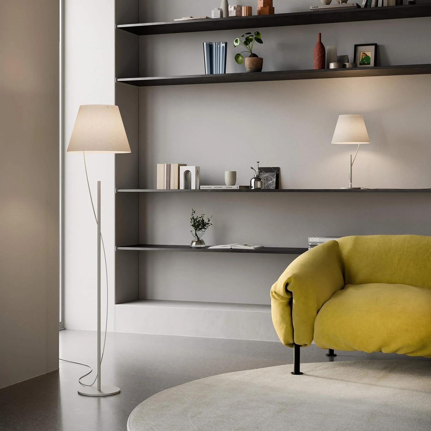 Hover Floor Lamp with Dimmer