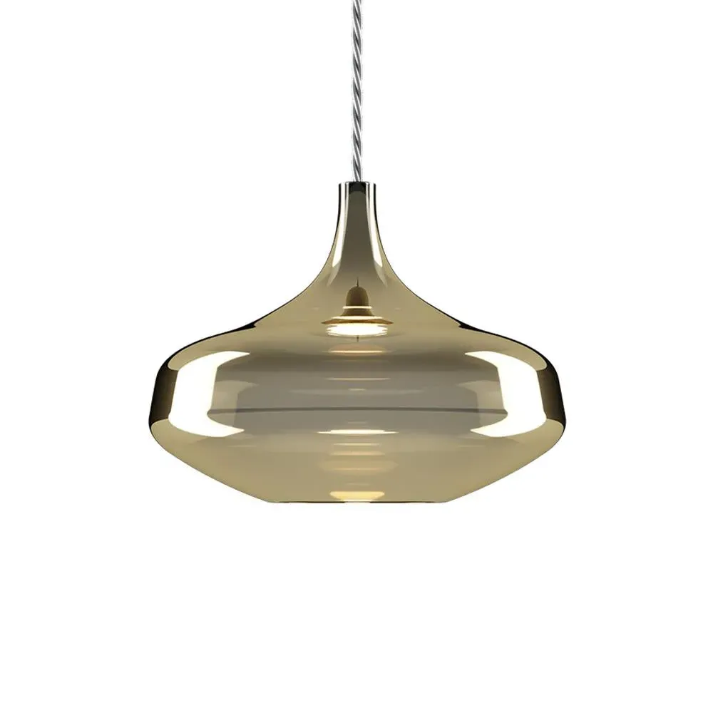 Large Pendant Light LED - Gold