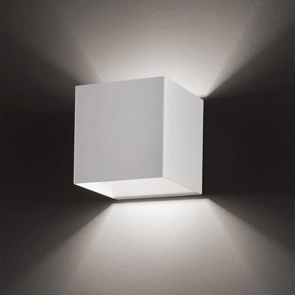 Laser Large Wall Light - Matt Black, Metal