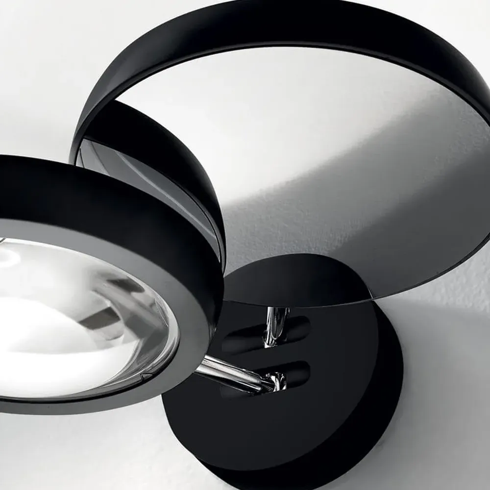 Nautilus Wall Light with Rotating LEDs - Chrome
