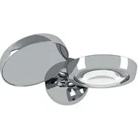 Nautilus Wall Light with Rotating LEDs - Chrome