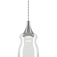 Nostalgia Small Pendant Light with Ceiling Rose - Crystal