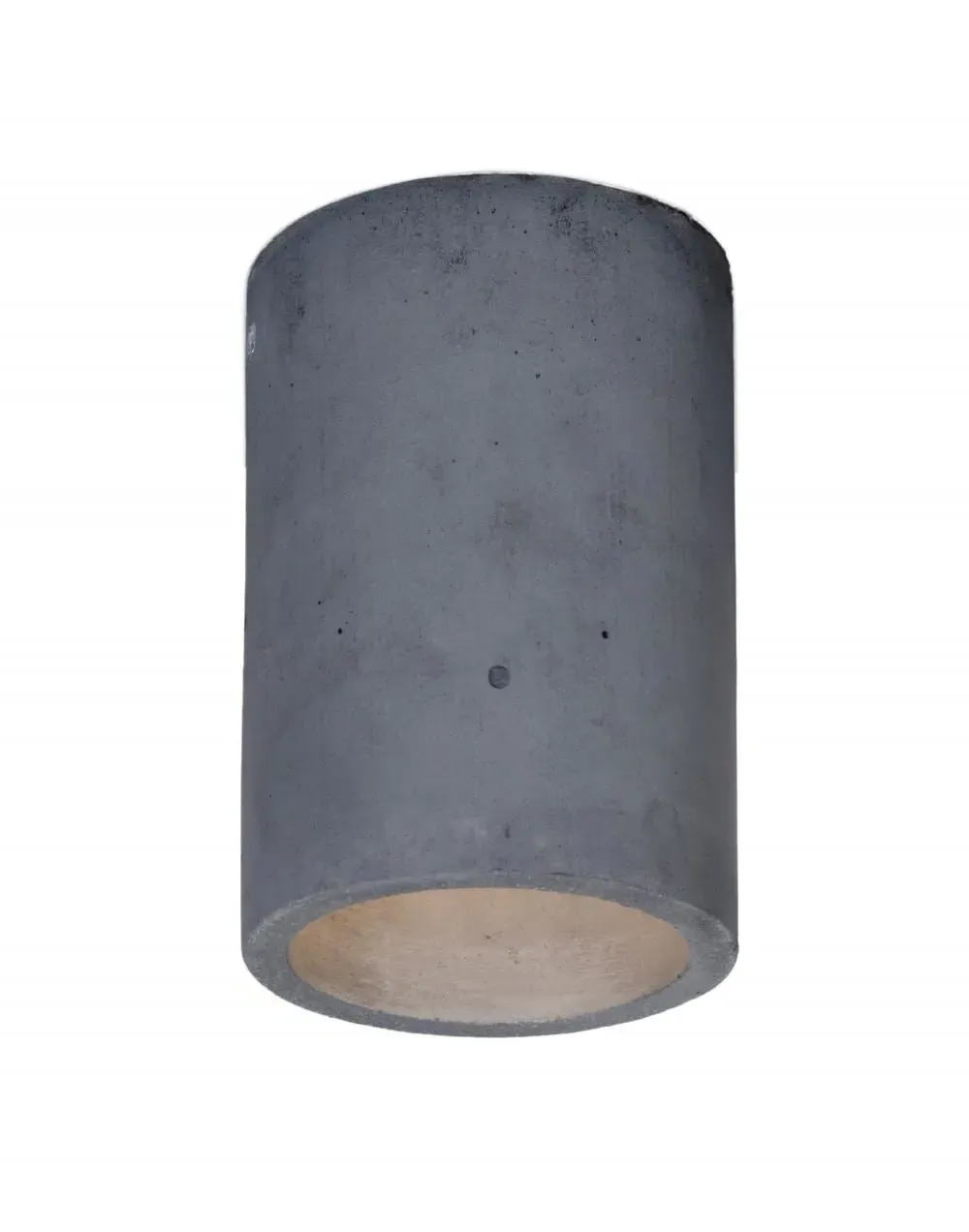 Flush Ceiling Light - Anthracite, Concrete image