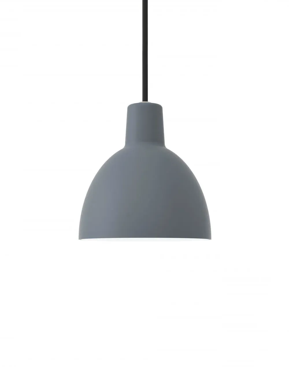 12cm Pendant Light with Reflector - White